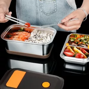 Porta pranzo portatile con posate incluse